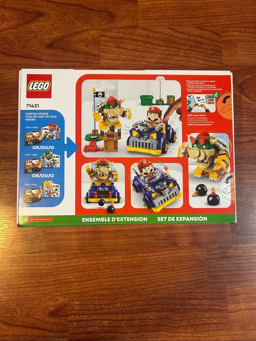 LEGO Super Mario Bowser's Muscle Car Expansion Set Model #71431 - Picture 3 of 6